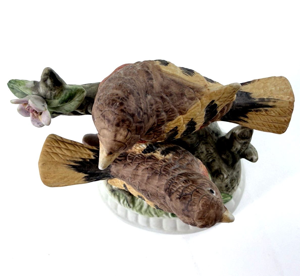 Vintage Ceramic Bisque Bird Music Box — “Let Me Call You Sweetheart” — Taiwan