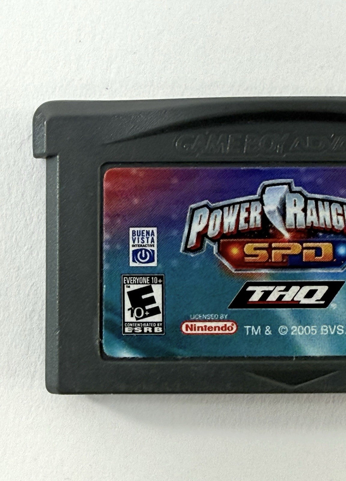 Power Rangers: S.P.D. (Nintendo GameBoy Advance, 2005) Game Cartridge - Tested