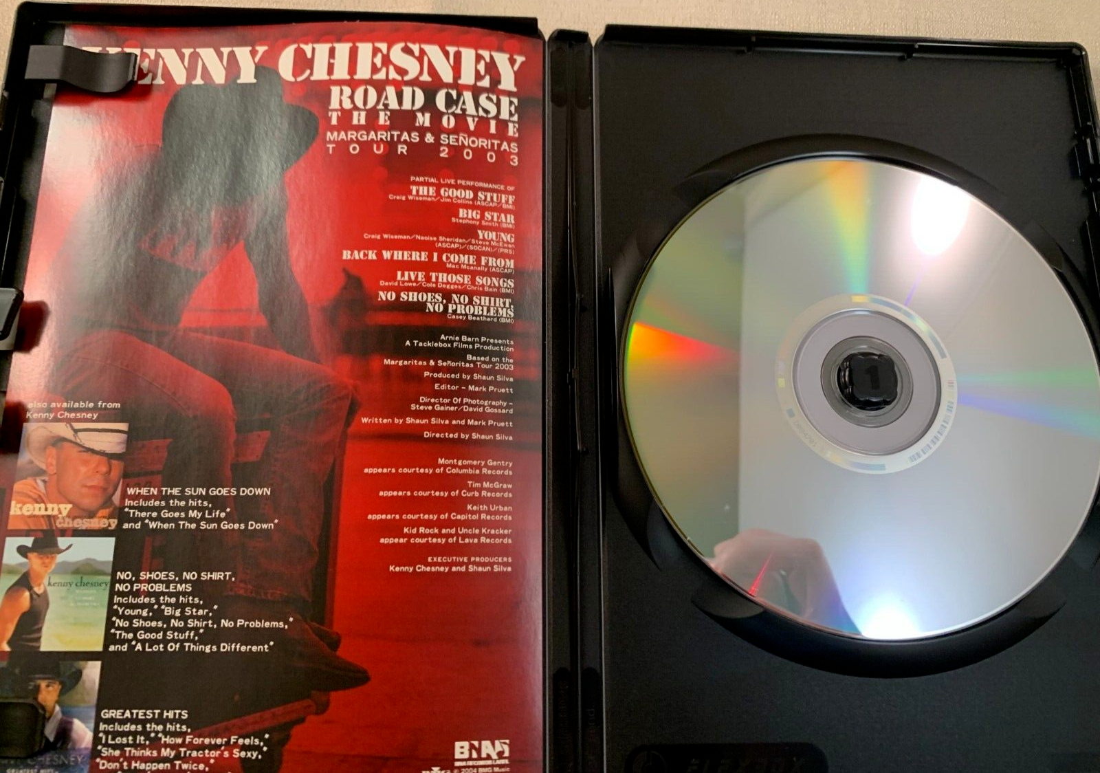 Kenny Chesney: Road Case The Movie (DVD, 2004) Margaritas & Senoritas Tour 2003