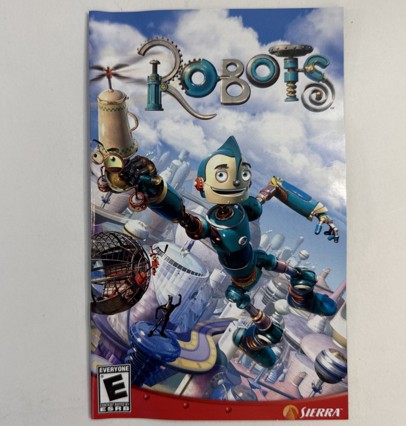 Robots (Sony PlayStation 2, 2005) Game Case Manual - Tested and Working