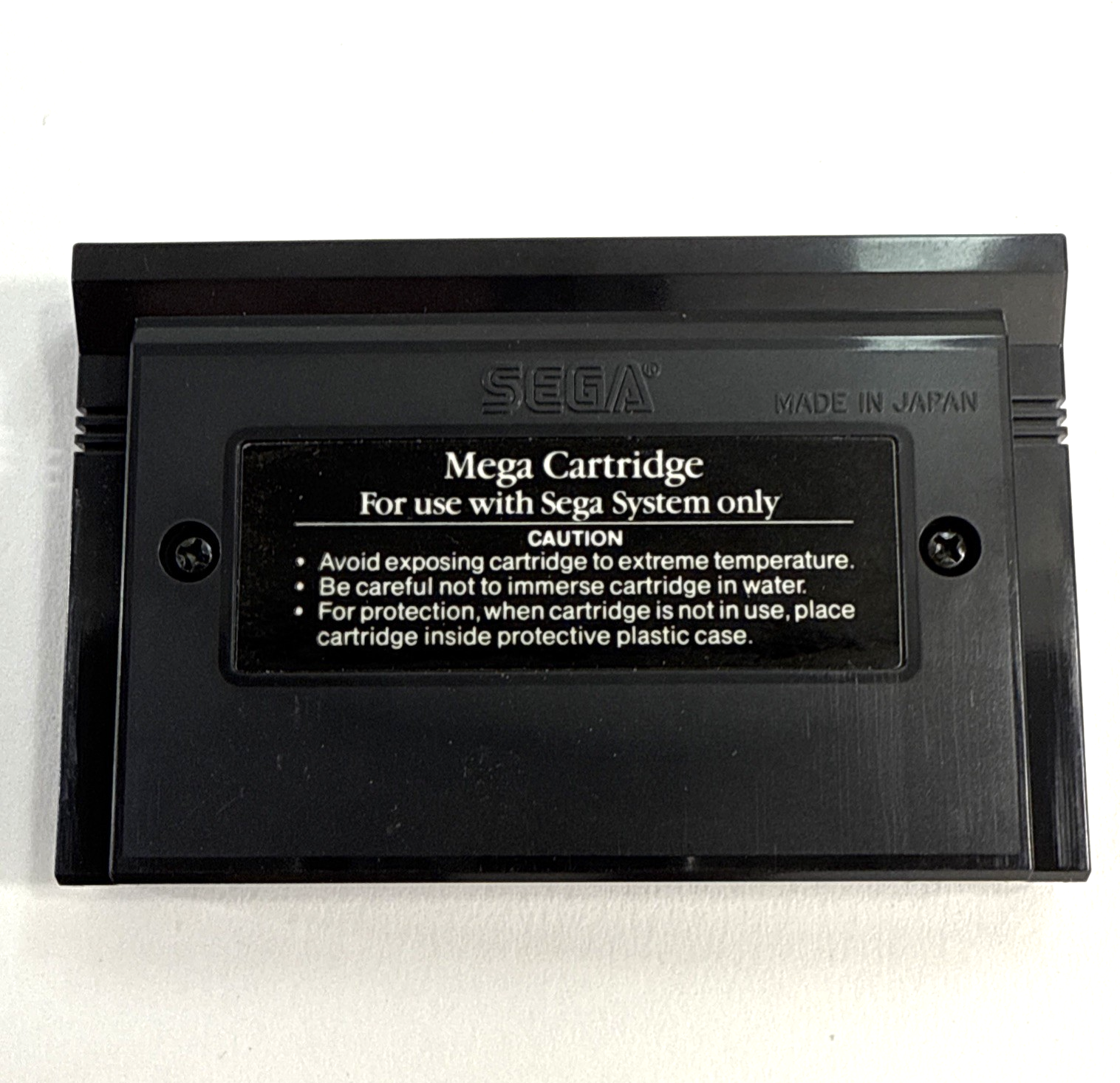 After Burner (Sega Master System, 1988) Game Case Manual Poster - Tested