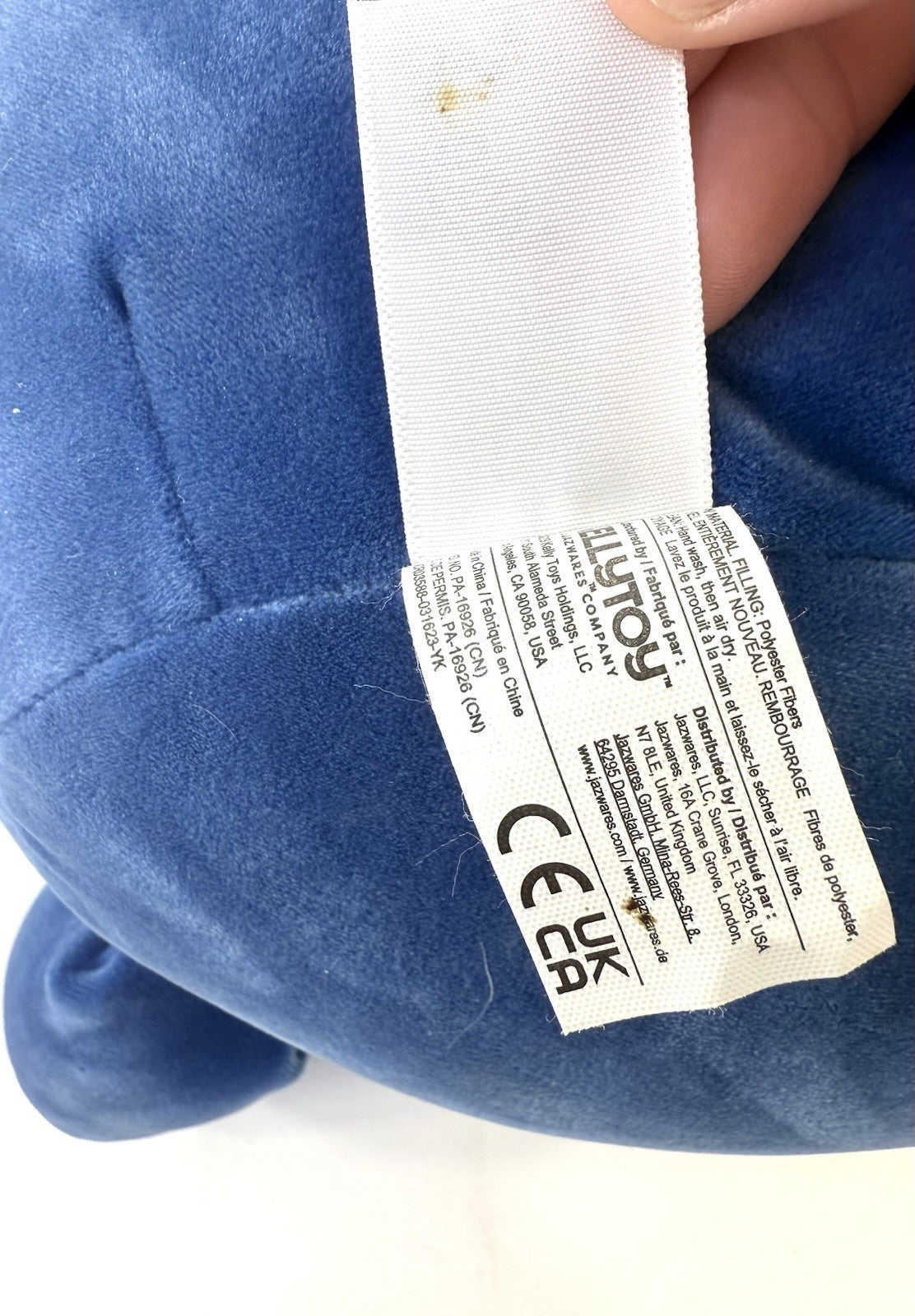 Kellytoy 2022 Squishmallows 12" Dani the Bigfoot Blue Plush with Tags