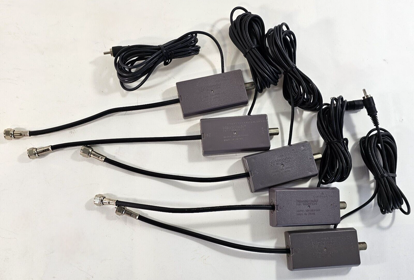 Nintendo Entertainment System RF Switch NES-003 (Bundle of 5) - Tested