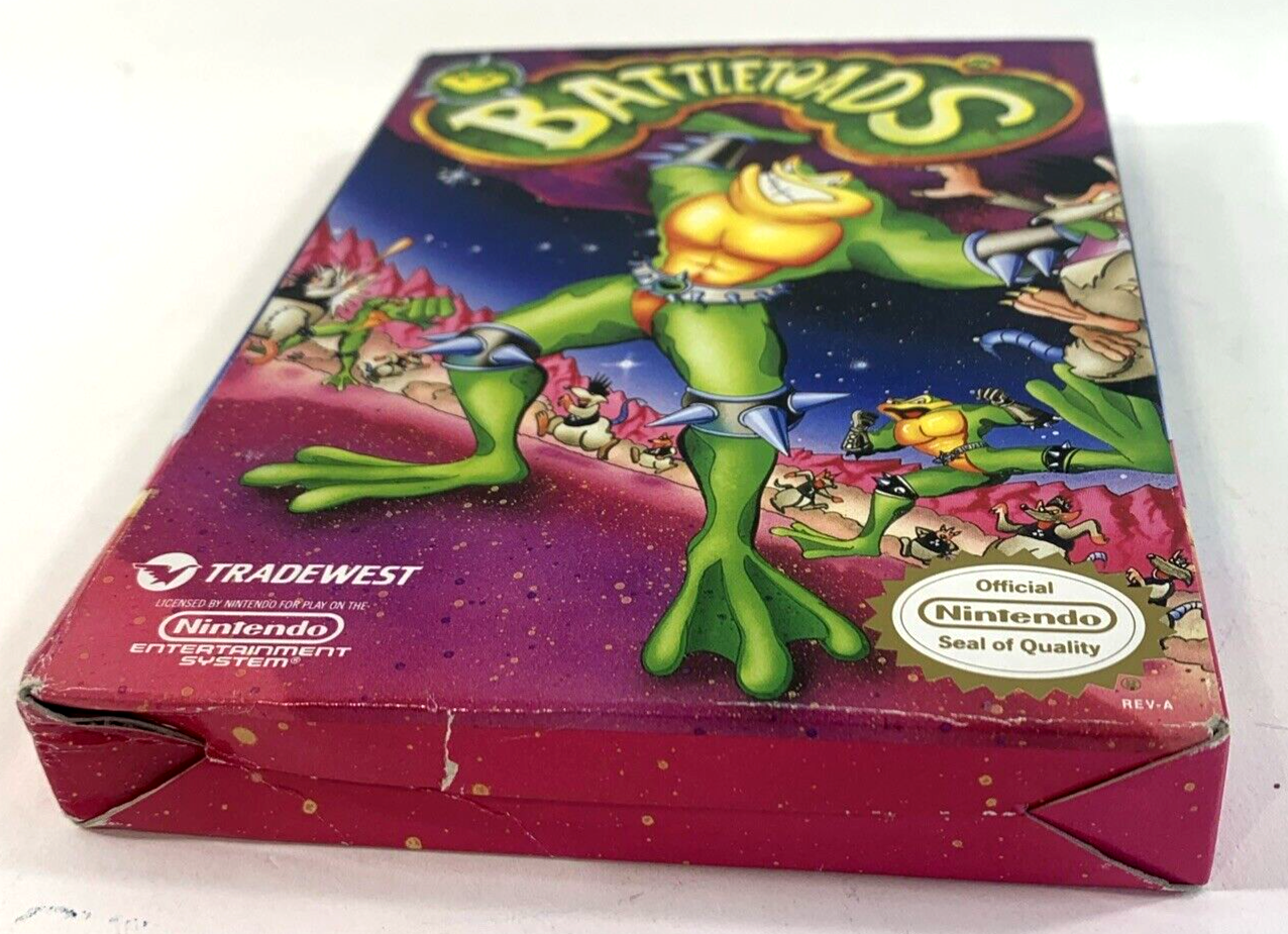 Battletoads (Nintendo Entertainment System, 1991) Game Box Manual Poster Foam