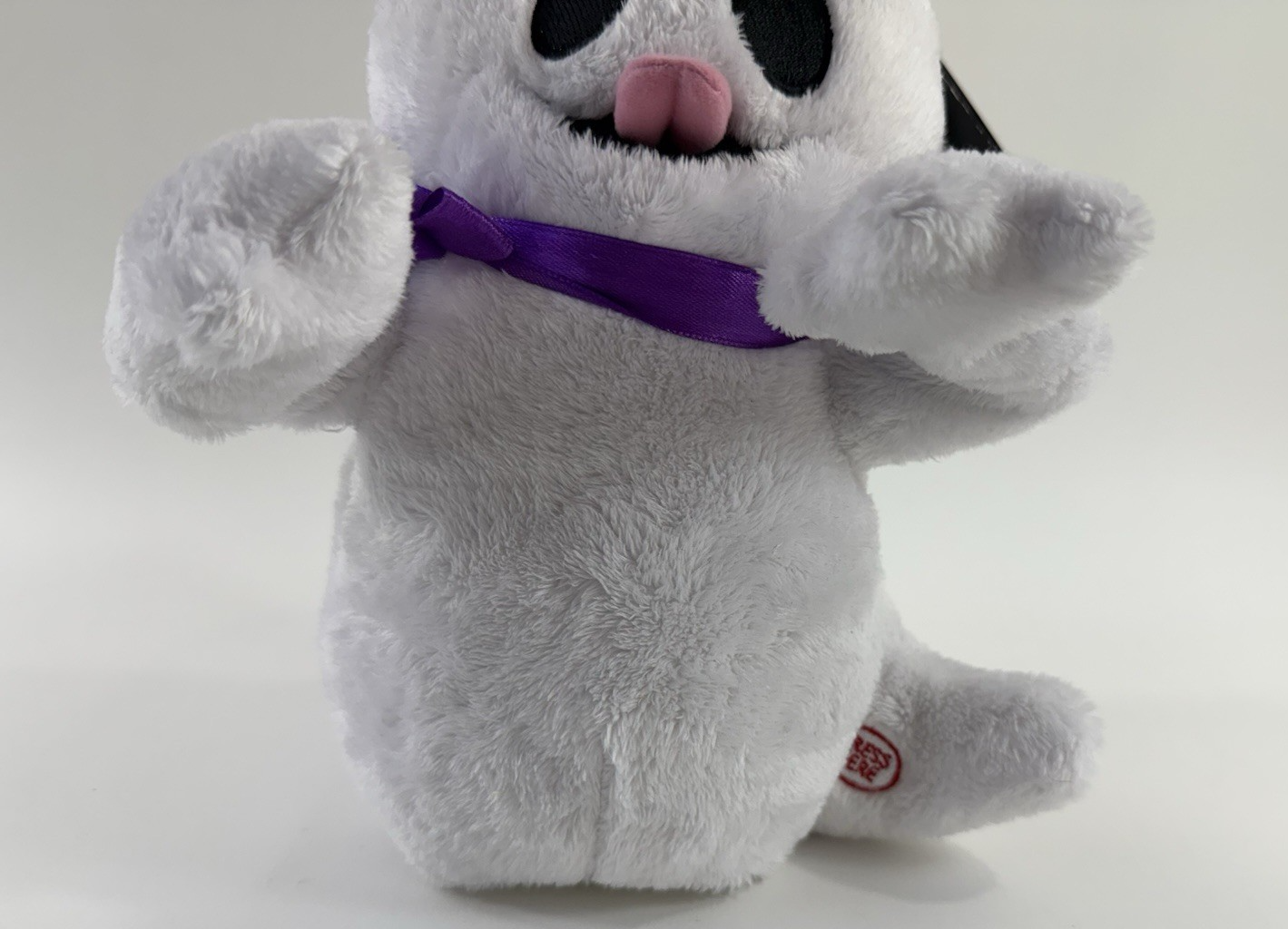 Big Lots 2018 10" Halloween Funny Face Ghost Animatronic Plush - New, Tested