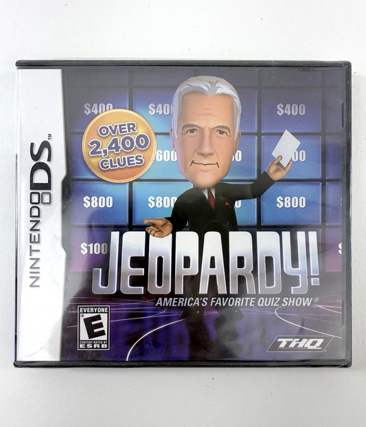 Jeopardy (Nintendo DS, 2010) New, Factory Sealed Alex Trebek Quiz Game
