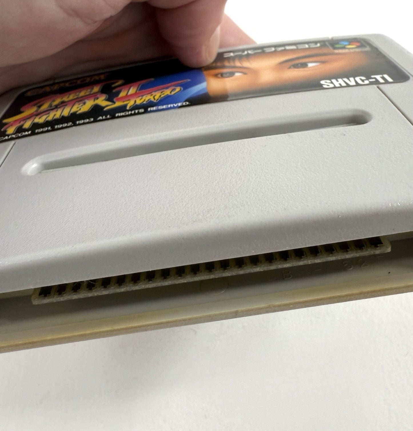 Street Fighter II: Turbo (Super Famicom, 1993) Game Cartridge - Tested