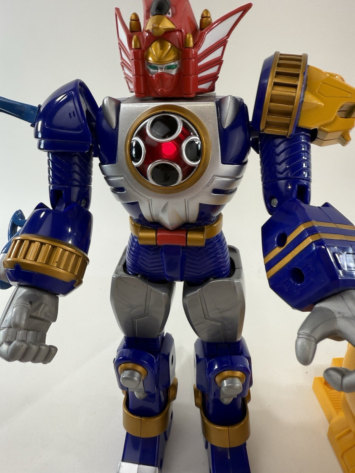 Bandai 2003 Power Rangers Ninja Storm 10" Lightning Megazord with Accessories