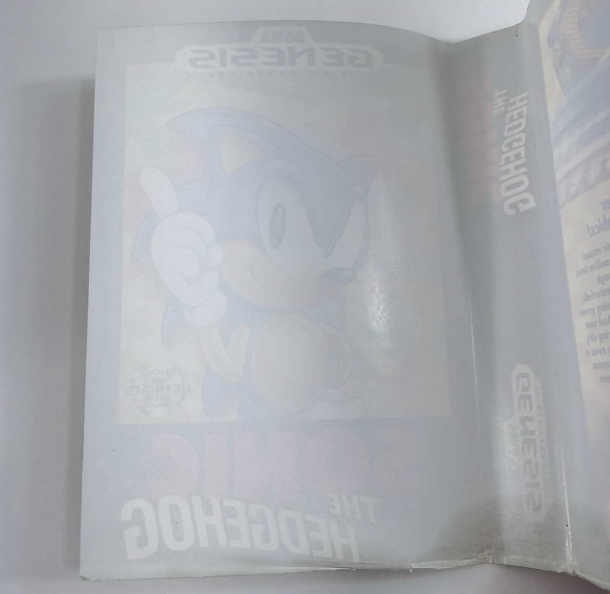 Sonic The Hedgehog (Sega Genesis, 1991) Original Retail Case & Manual - No Game