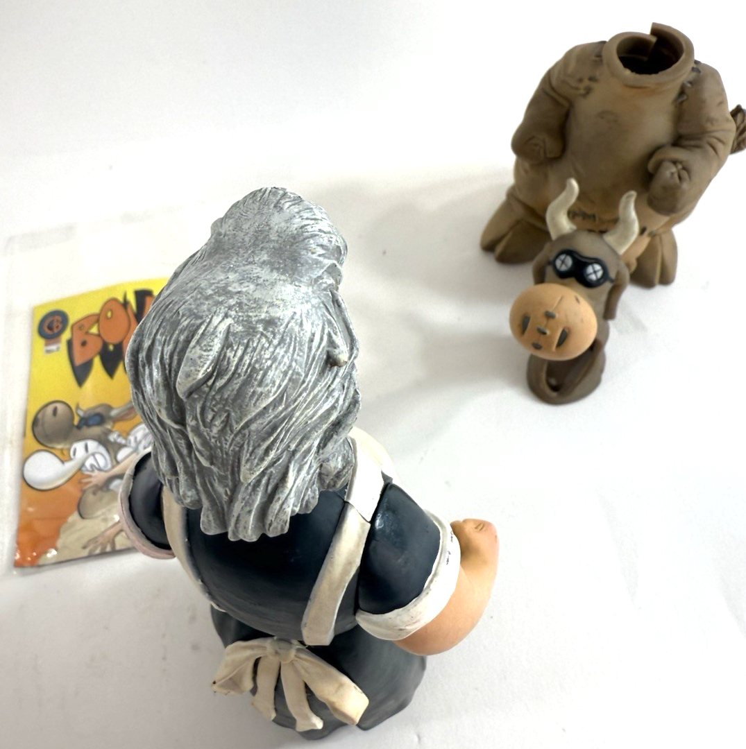 Bone 2000 Action Figure Series 2 Gran'ma Ben, Mystery Cow Suit and mini comic