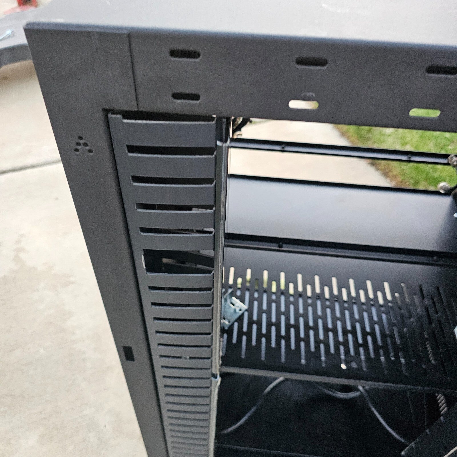 Stage Front Presentation Systems Custom Mounted Audio/Video Cabinet - Read