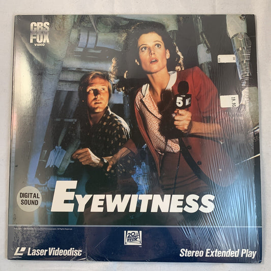 Laserdisc Eyewitness 1981 William Hurt Sigourney Weaver Christopher Plummer R