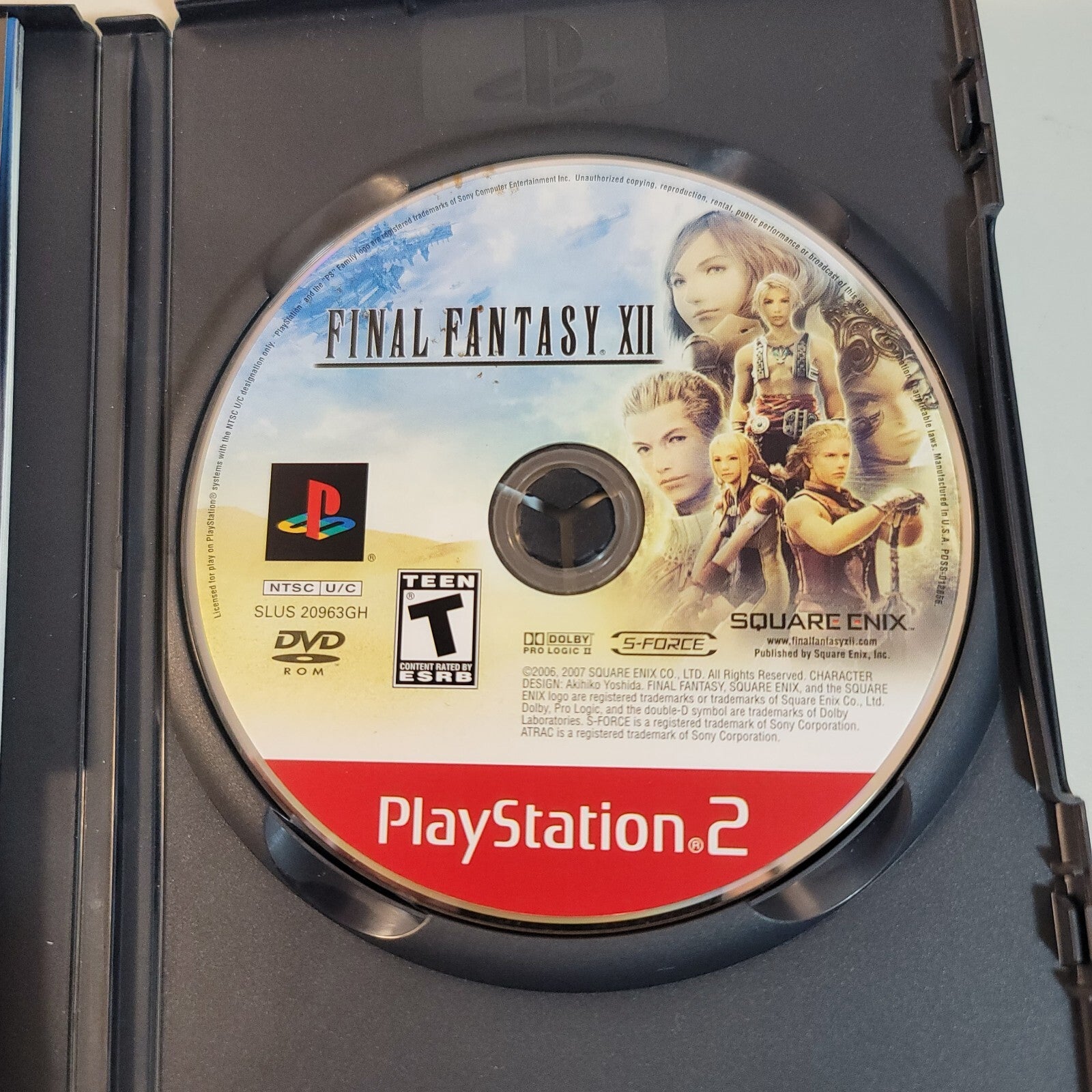 Final Fantasy XII (Sony PlayStation 2, 2006) Game Case Manual - Tested