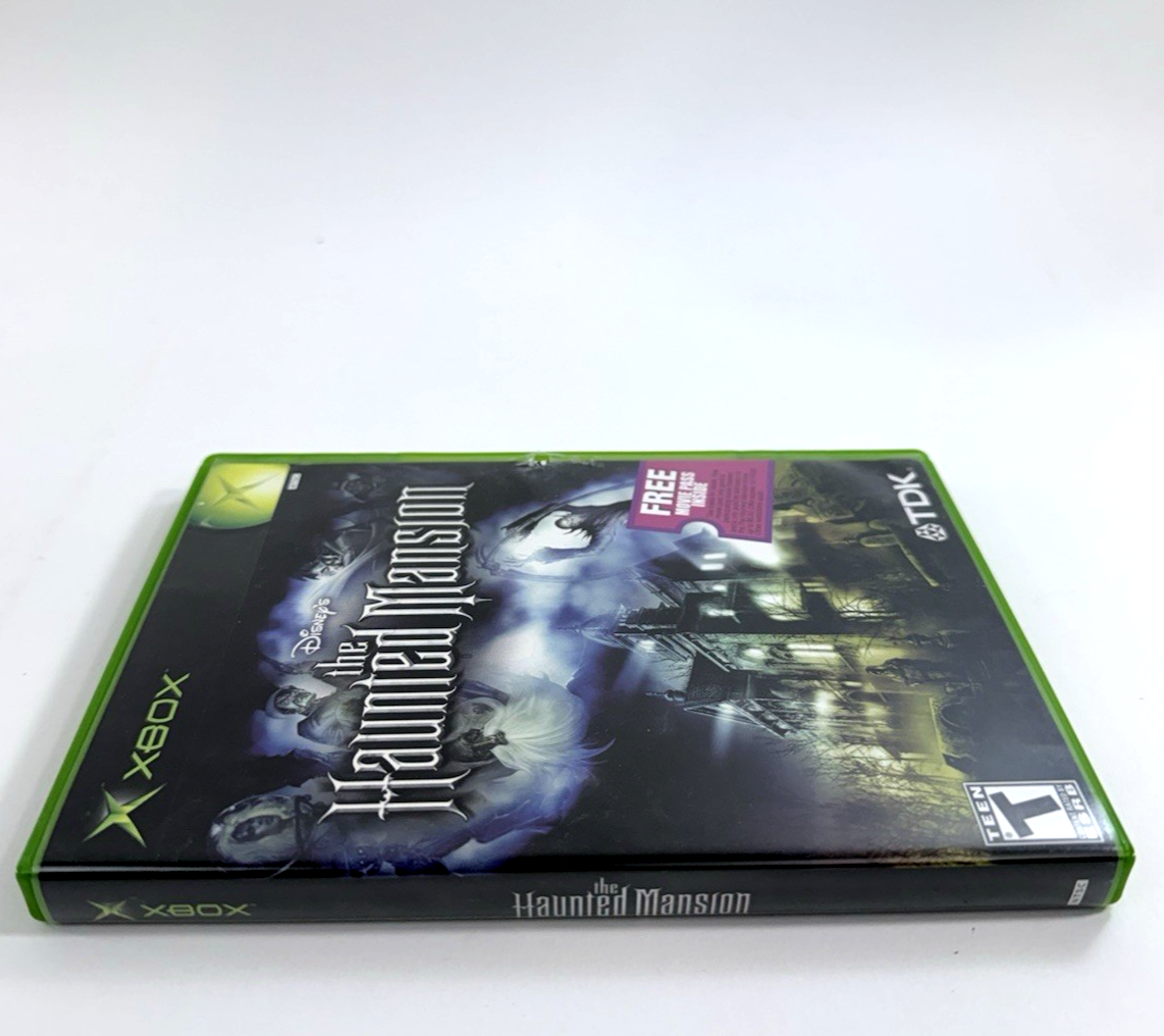 The Haunted Mansion (Xbox, 2003) Game, Case, Manual, Reg. Card, Ticket - Tested