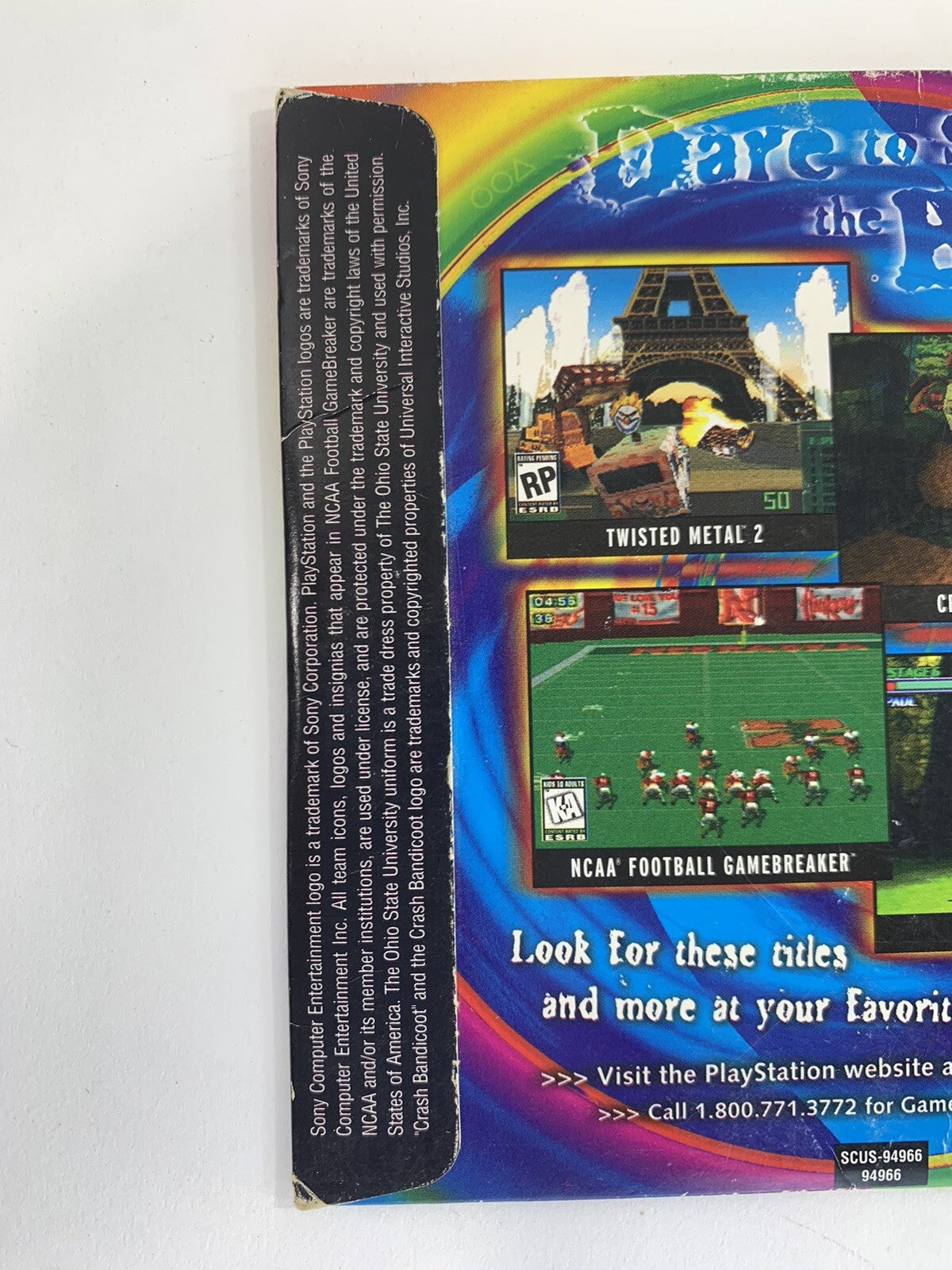 PlayStation Interactive Sampler Vol. 3 (Sony PlayStation 1, 1996) Disc & Sleeve