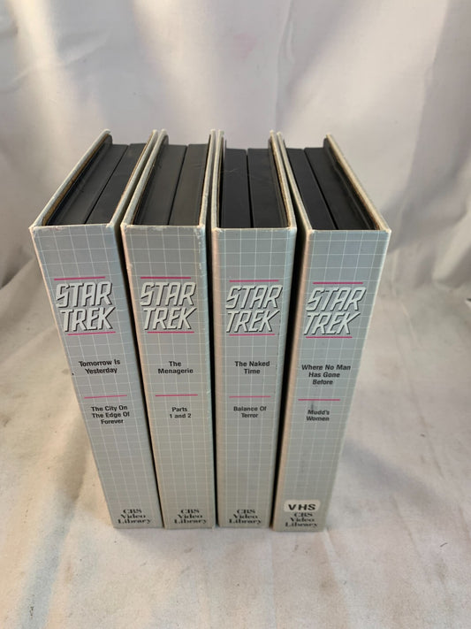 Star Trek The Collector's Edition VHS Lot of 4