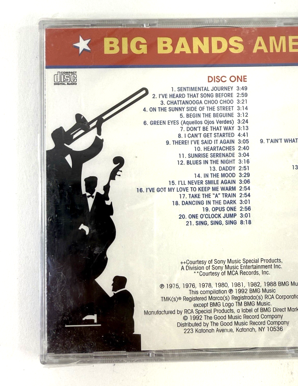 Big Bands America (CD, 1992) 2-Disc Collection - New, Sealed