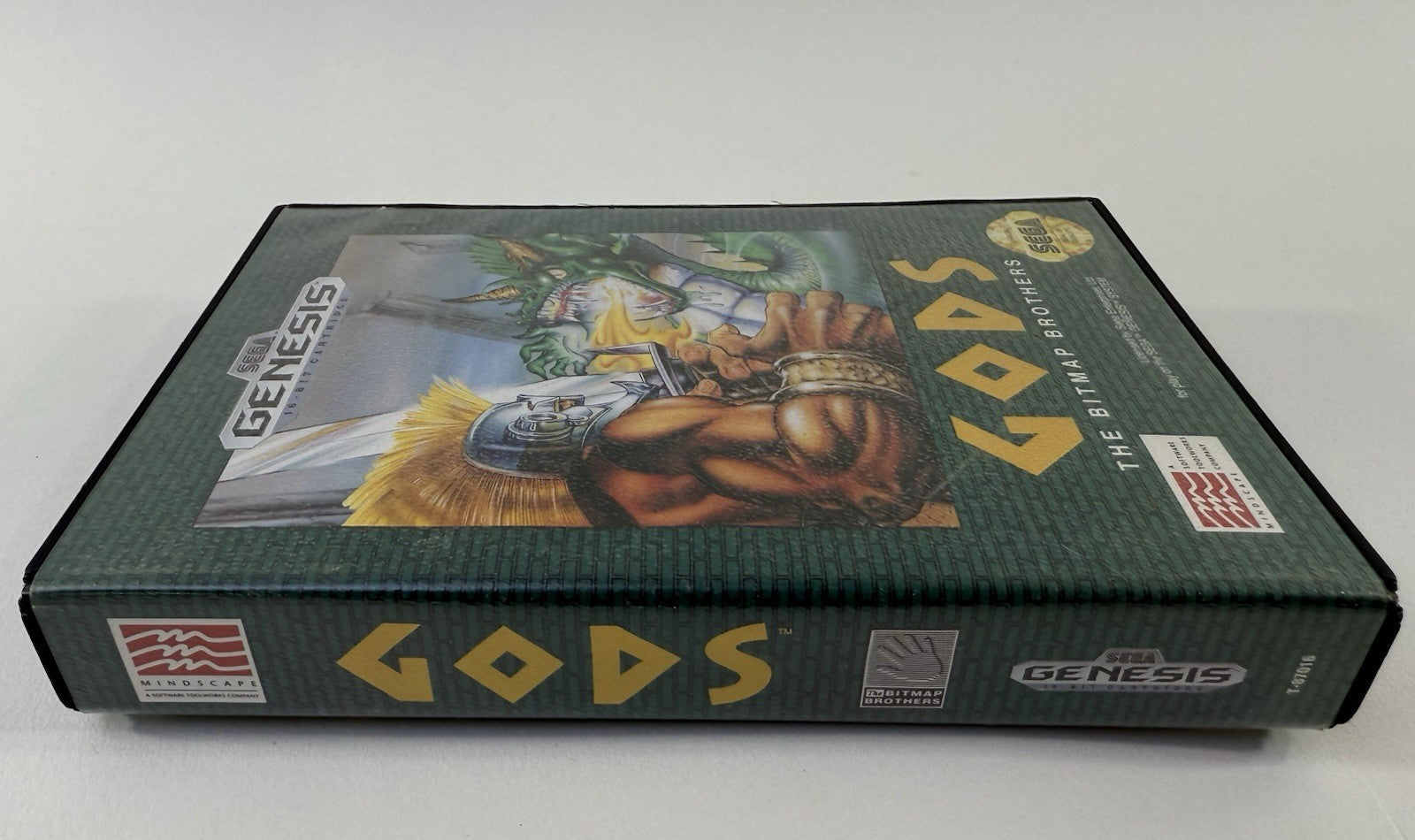 Gods (Sega Genesis, 1992) Replacement Game Case and Cover Art Only - No Game