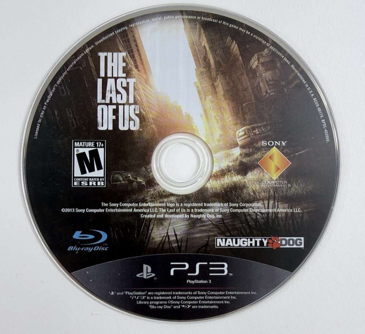 The Last of Us (PlayStation 3, 2013) Not For Resale Game and Sleeve - Tested