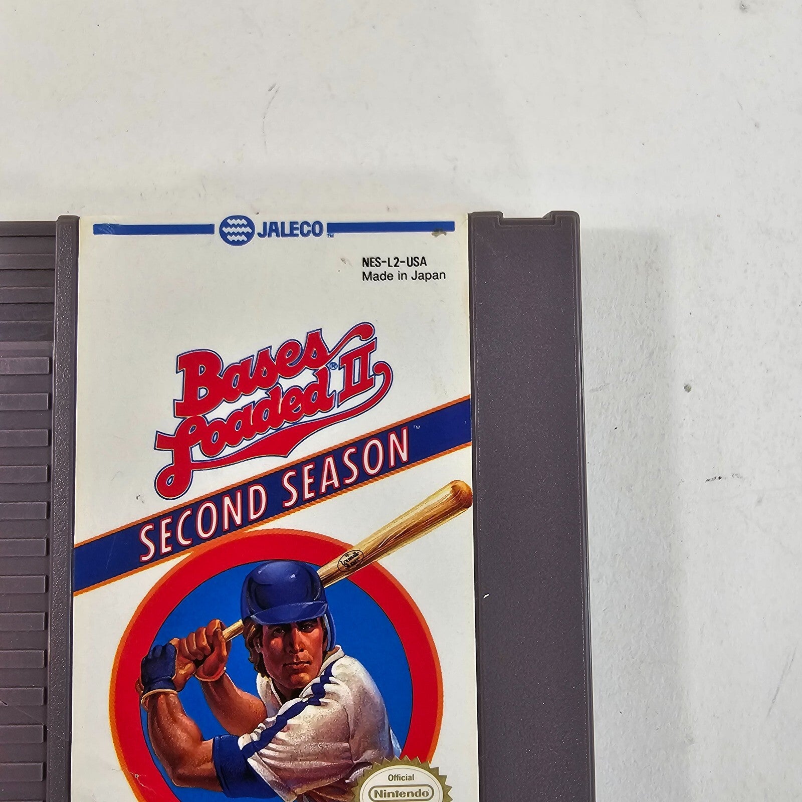 Bases Loaded II: Second Season (Nintendo NES, 1990) Game Cartridge