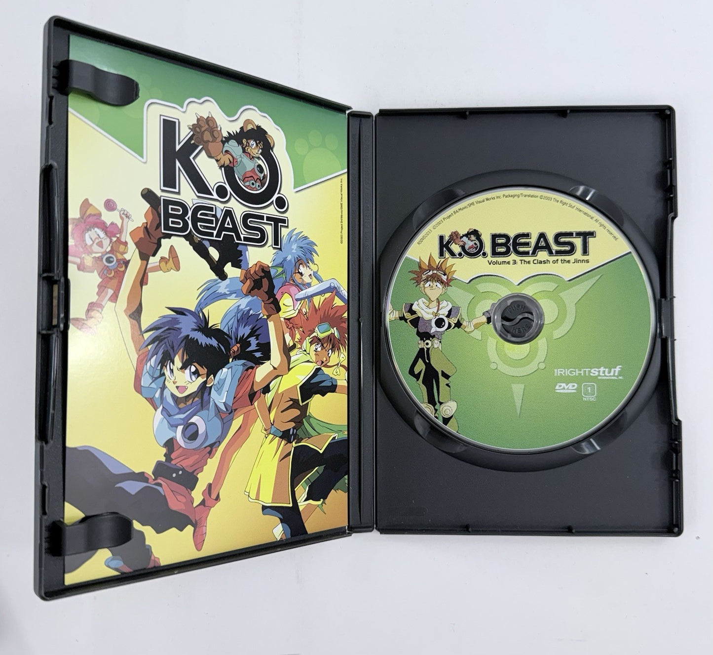 K.O. Beast Vol. 3: Clash of the Jinns (DVD, 2003) Tested and Working