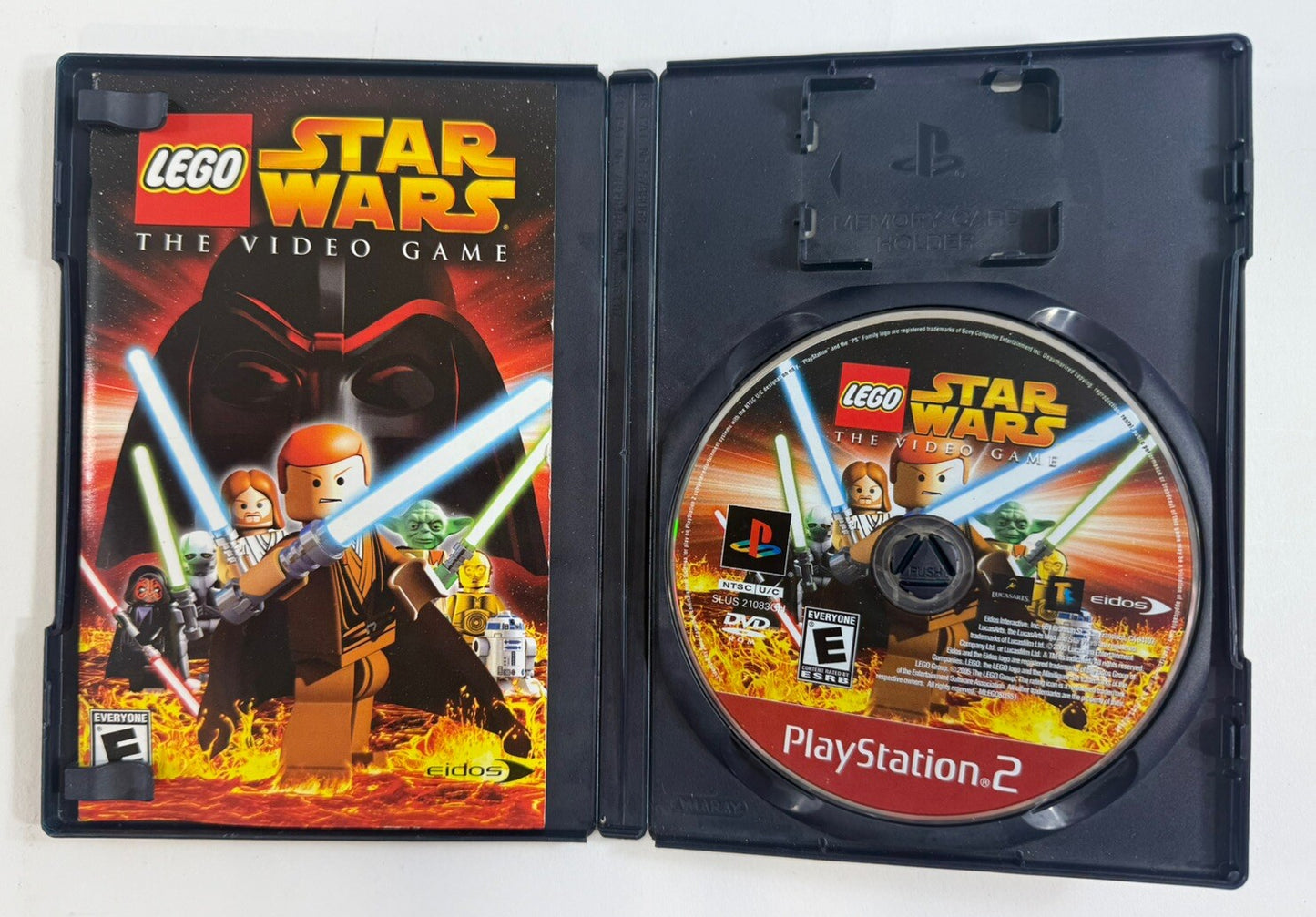 LEGO Star Wars: The Video Game (PlayStation 2, 2005) Game Case Manual - Tested