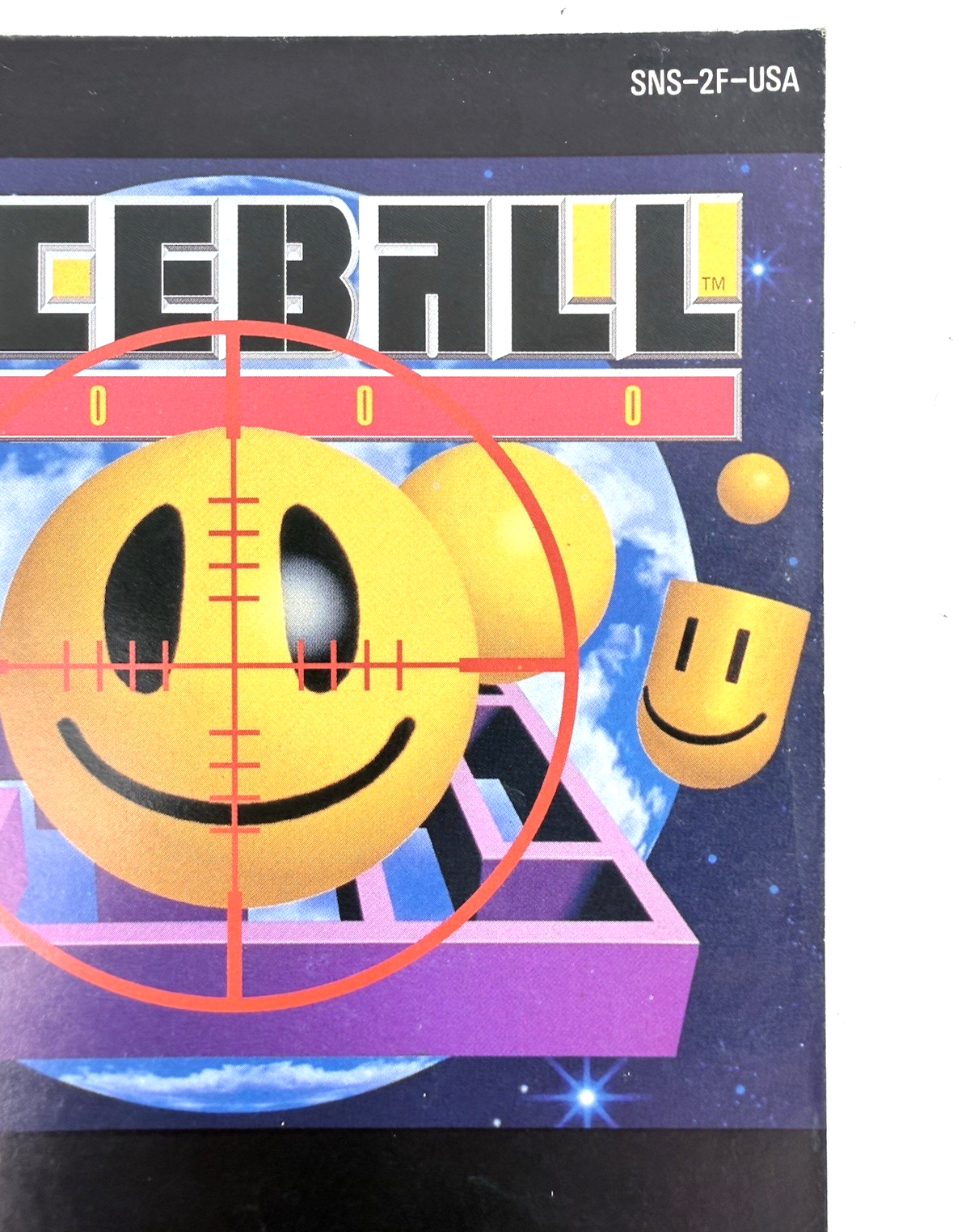 Faceball 2000 Super Nintendo Original Instruction Booklet  SNS-2F-USA
