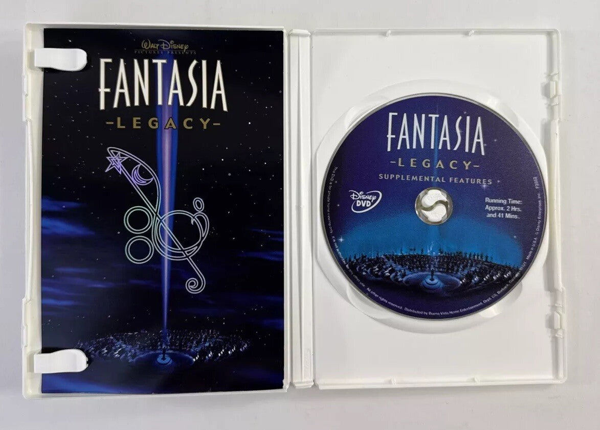 Fantasia Anthology (DVD, 2000, 3-Disc Set) Tested And Working