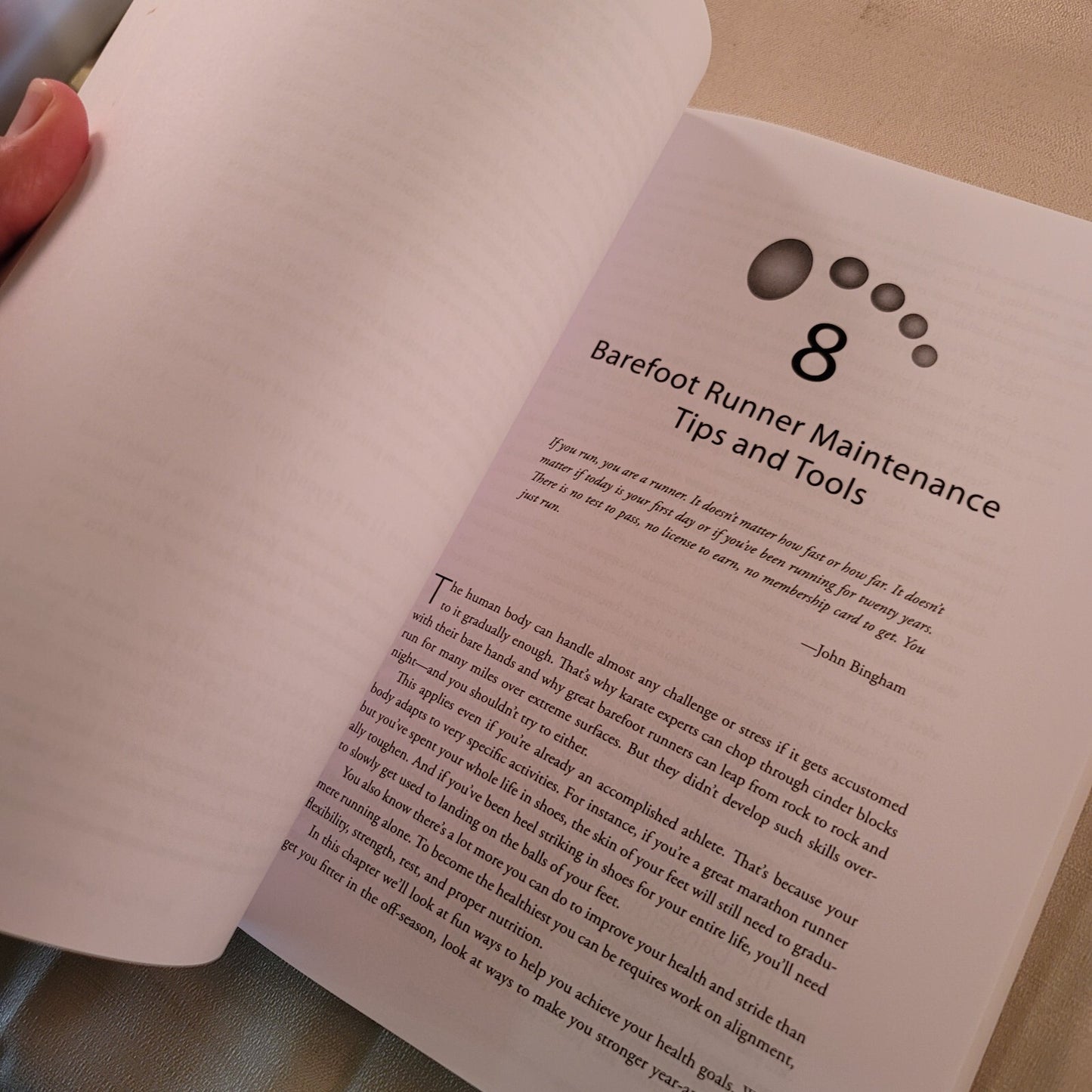 Barefoot Running by Jessica Lee; Michael Sandler Chi Running Marathon Book Lot