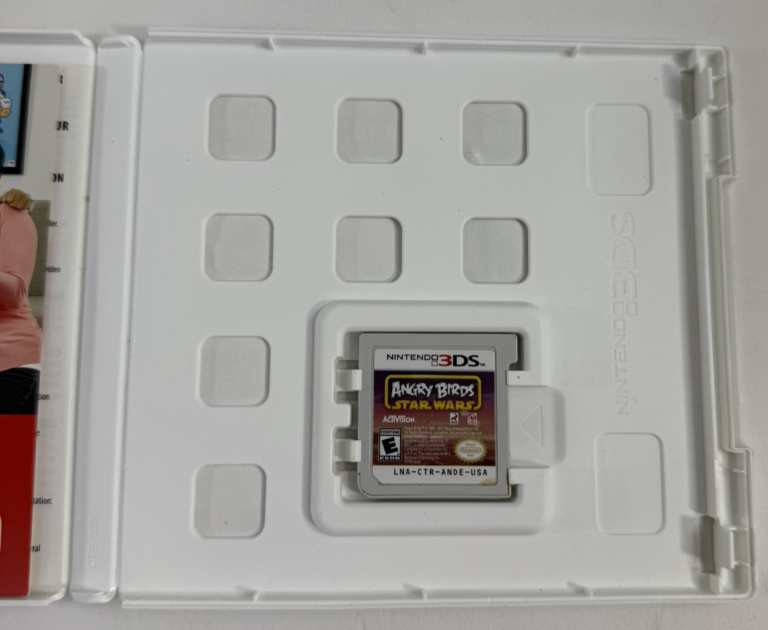 Angry Birds: Star Wars (Nintendo 3DS, 2013) Game Case Manual Insert - Tested
