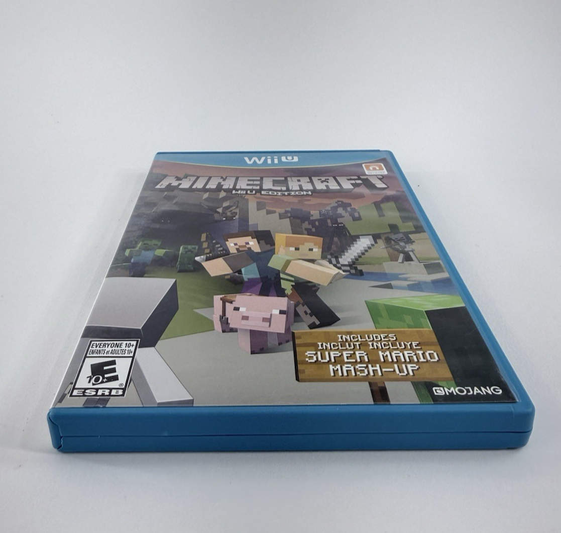 Minecraft: Wii U Edition (Wii U, 2015) Game Case Manual - Tested