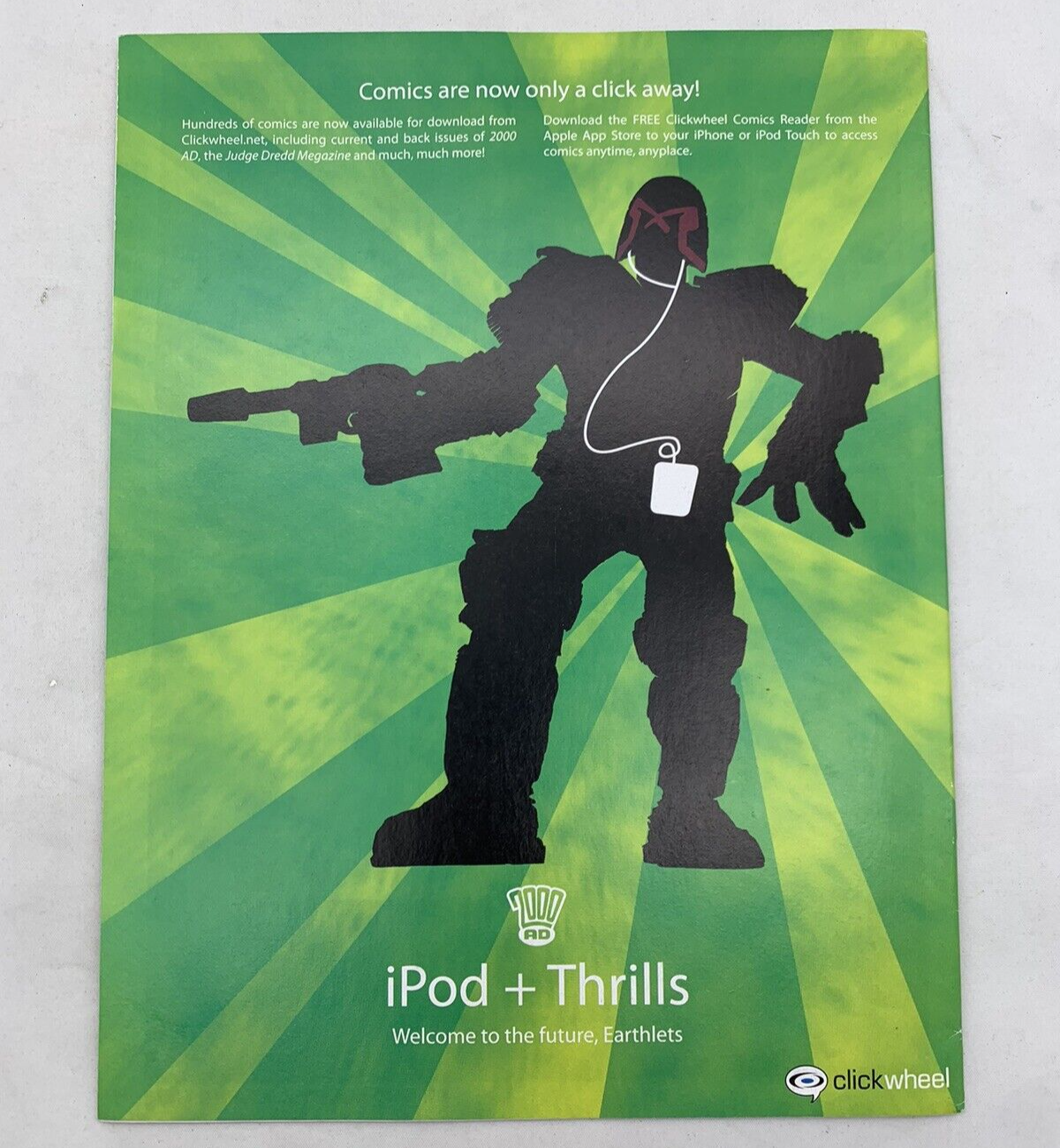 2000AD Program Issues 1614-1619 (6 Issues) UK Comics Rebellion Nov 2008-Jan 2009