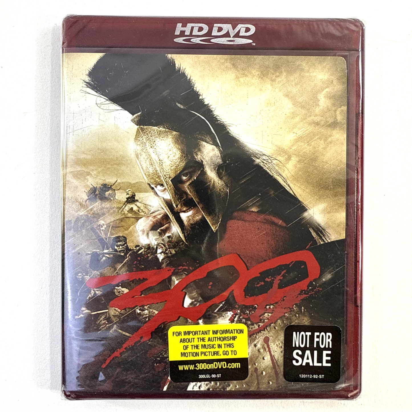 300 (HD DVD, 2007) Not For Resale -New, Factory Sealed Movie