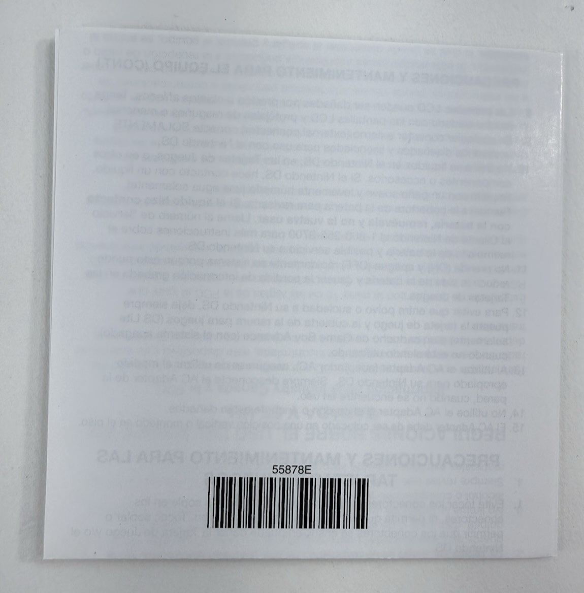 Monopoly (Nintendo DS, 2010) Game Case Manual Insert - Tested and Working