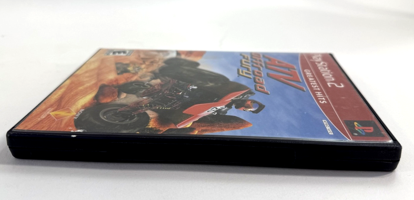 ATV Offroad Fury (Sony PlayStation 2, 2001) Game and Case - Tested and Working