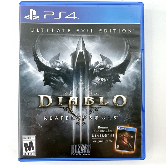Diablo III: Ultimate Evil Edition (PlayStation 4, 2014) Tested and Working