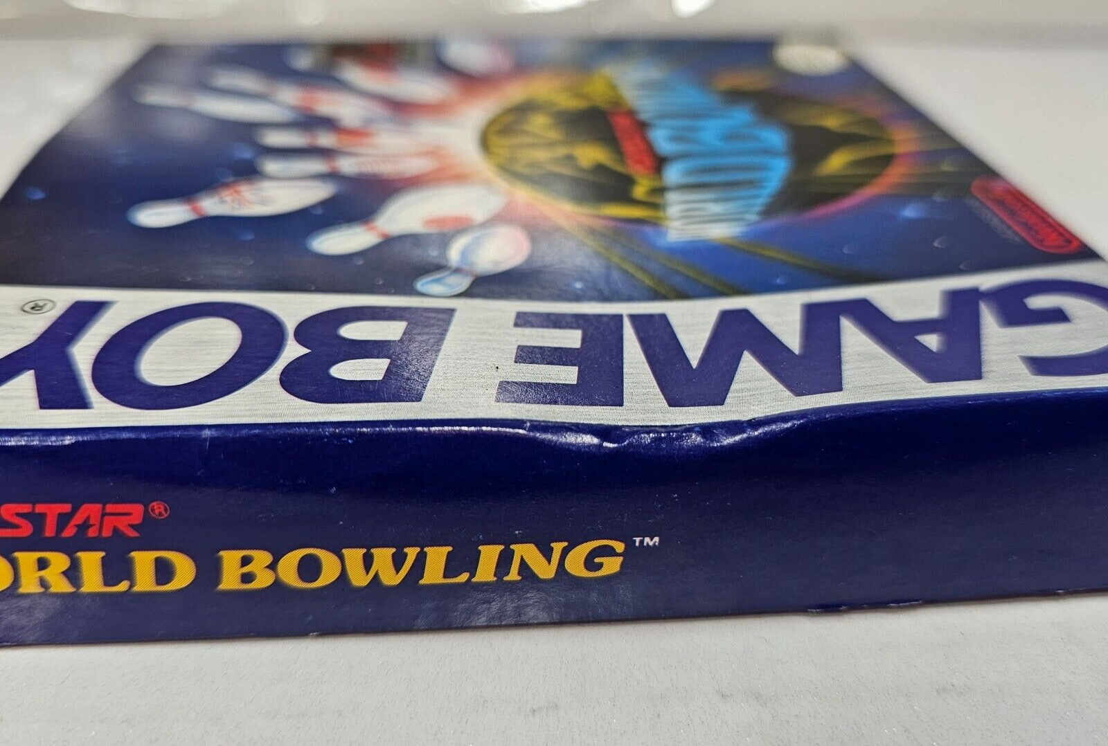 World Bowling (Nintendo Game Boy, 1990) Game Box Manual Poster Inserts - Tested