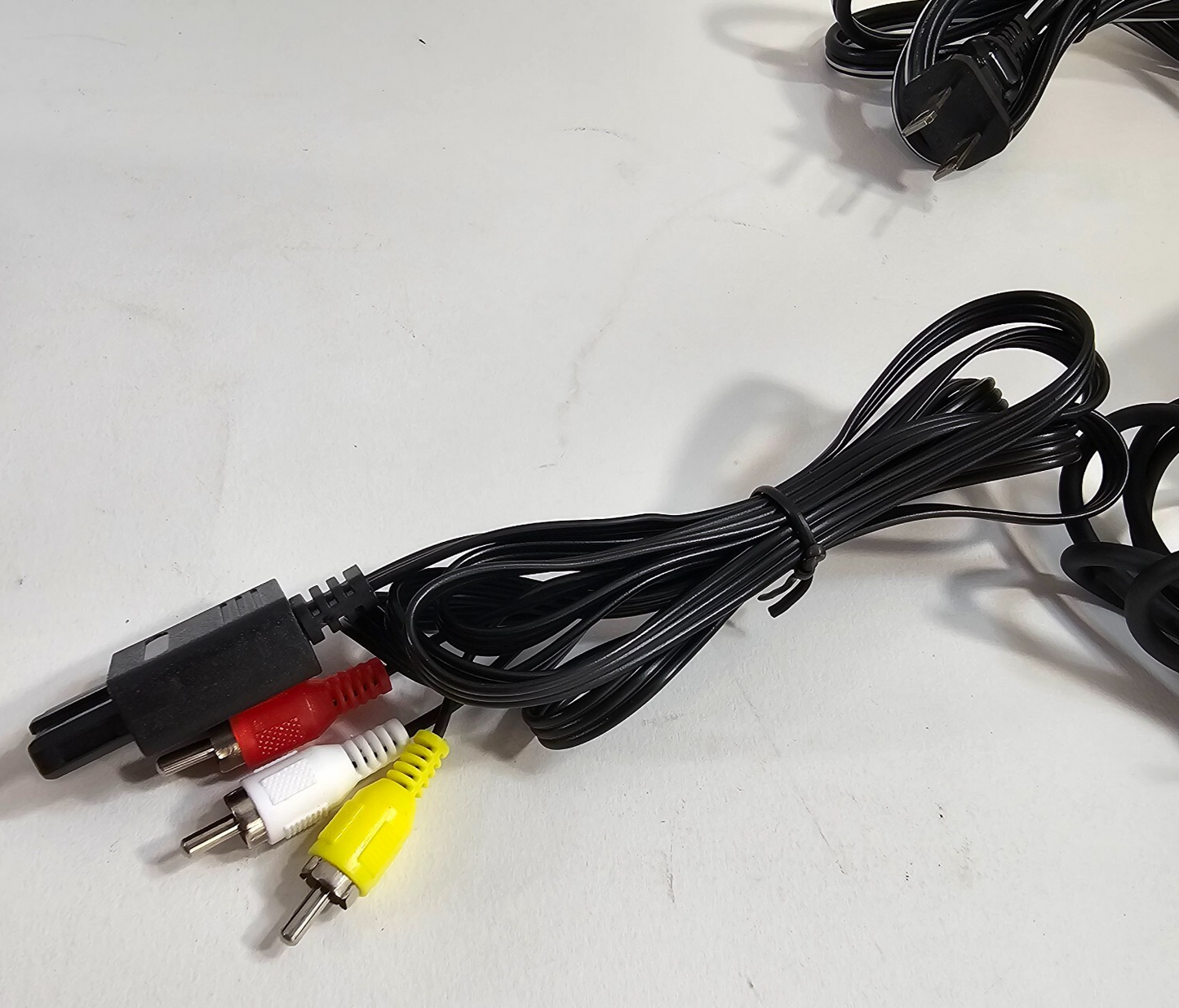 Nintendo 64 Black Home Console with Controller + Cables - Tested and Working