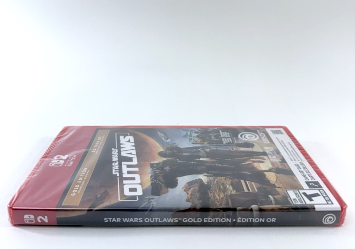 Star Wars Outlaws -- Gold Edition (Nintendo Switch 2, 2025) New, Factory Sealed