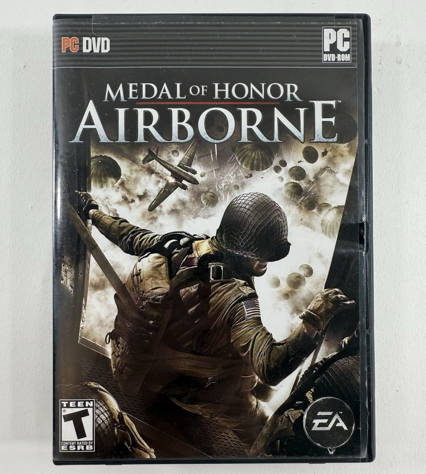 Medal of Honor: Airborne (PC DVD, 2007) Game, Case, Manual, and Insert