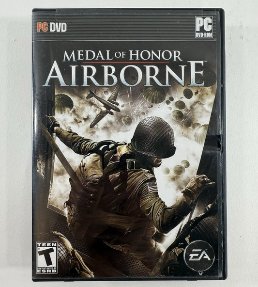 Medal of Honor: Airborne (PC DVD, 2007) Game, Case, Manual, and Insert