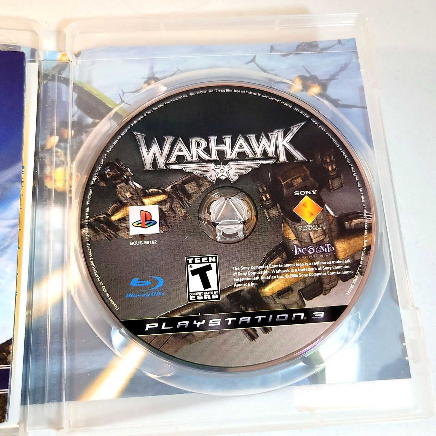 Warhawk (Sony PlayStation 3, 2007) Game Case Manual CIB