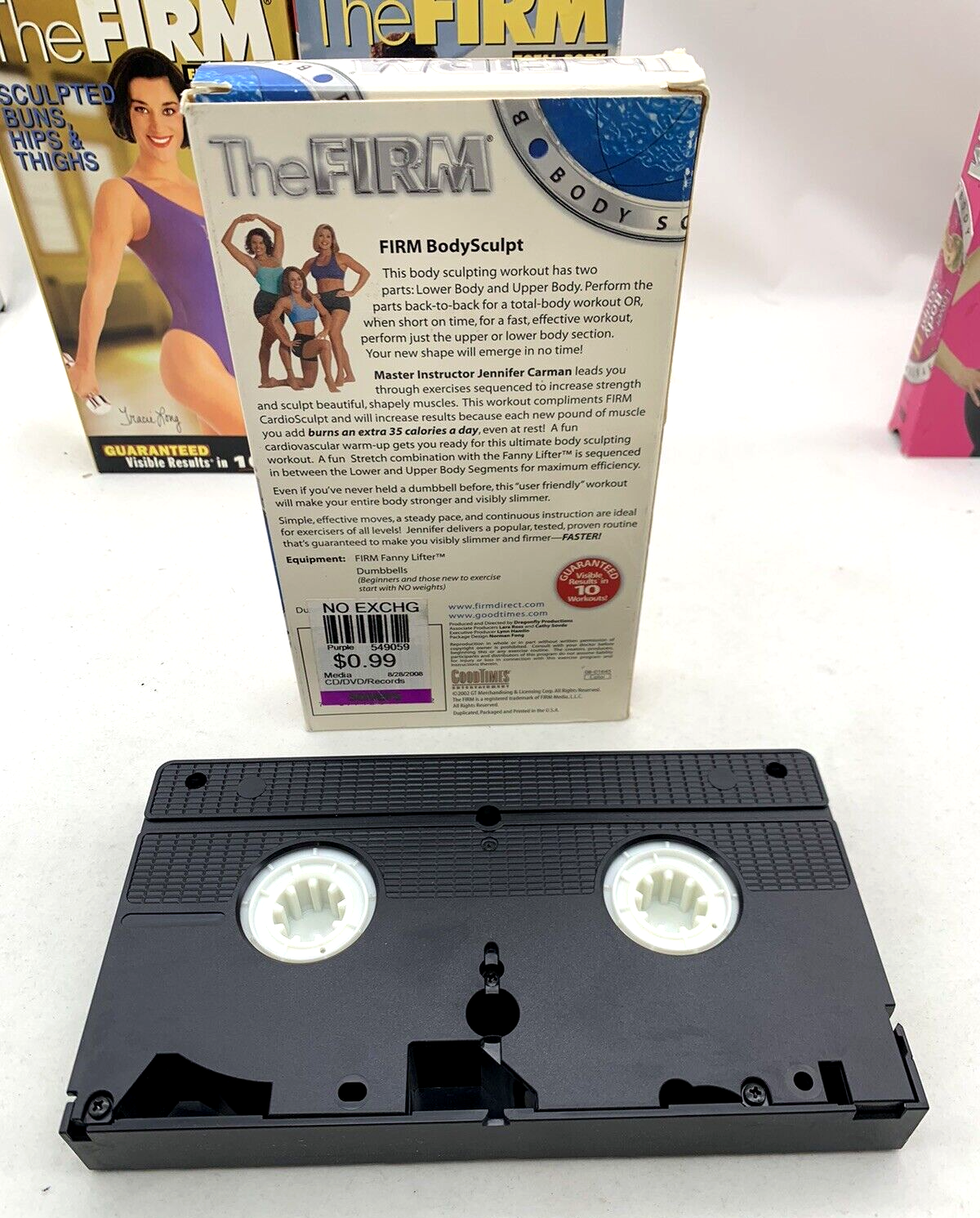 The Firm - Body Sculpt (VHS Bundle) Ab Crunch Workout/ Body Sculpt II/Buns, Hips