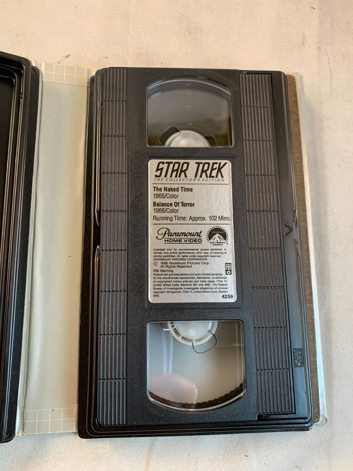 Star Trek The Collector's Edition VHS Lot of 4