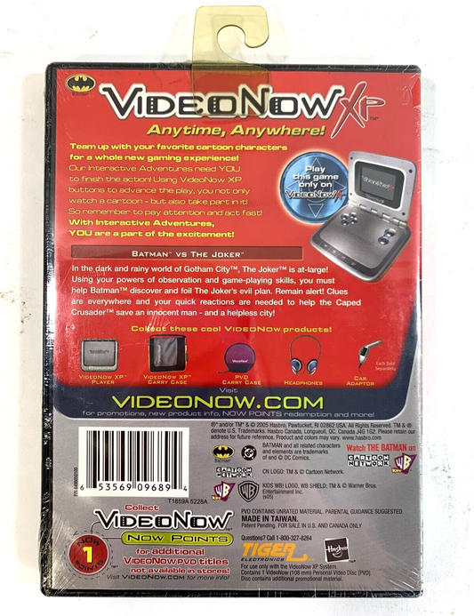 Interactive Adventure: Batman vs. The Joker ( VideoNow XP, 2005) New, Sealed PVD