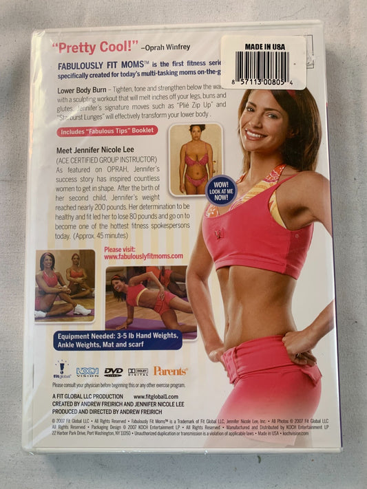 Fabulously Fit Moms: Lower Body Burn (DVD, 2007) NEW