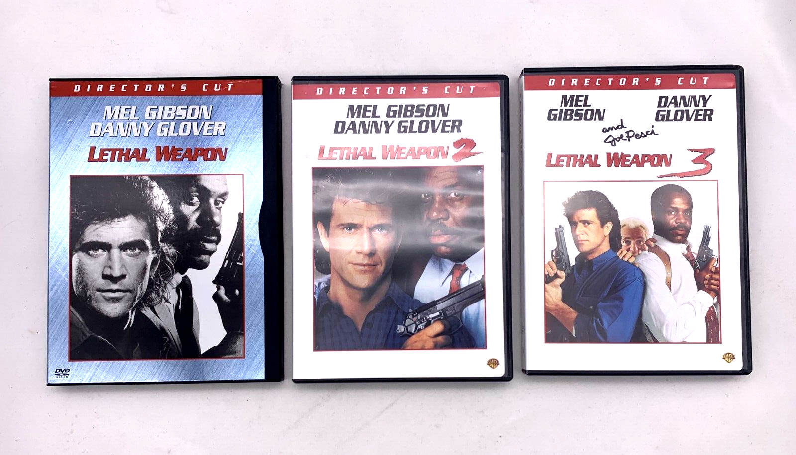 Lethal Weapon 1, 2, and  3 (DVD bundle)