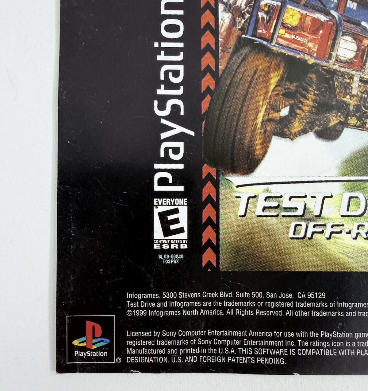 Test Drive 6 (Sony PlayStation 1, 1999) Game and Manual - Tested and Working