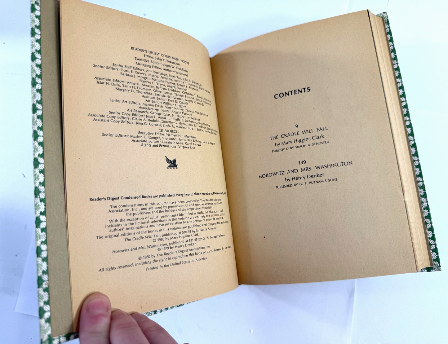 Best Sellers From Readers Digest Condensed Books 1970's-90's  - Bundle of 6