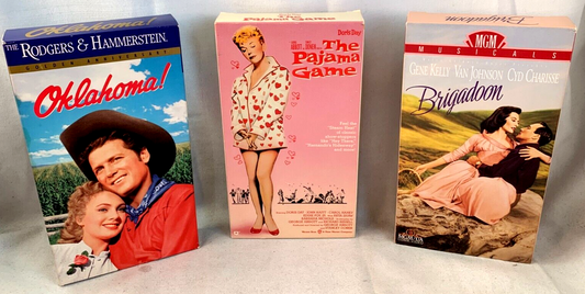 Brigadoon (VHS Musicals Bundle) Oklahoma/ The Pajama Game - Tested